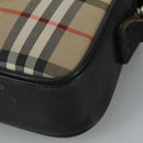 Burberrys Nova Check Shoulder Bag Canvas Beige Auth th5571-9