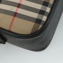 Burberrys Nova Check Shoulder Bag Canvas Beige Auth th5571-16