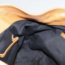 Chloe Etel Hand Bag Leather Brown Gold Auth th5573-18