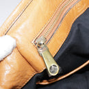 Chloe Etel Hand Bag Leather Brown Gold Auth th5573-21