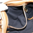 Chloe Etel Hand Bag Leather Brown Gold Auth th5573-22