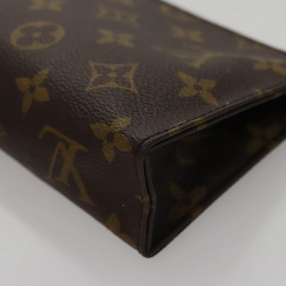 LOUIS VUITTON Monogram Poche Toilette 15 Pouch M47546 LV Auth th5583