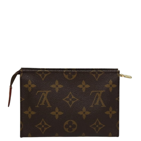 LOUIS VUITTON Monogram Poche Toilette 15 Pouch M47546 LV Auth th5583