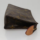 LOUIS VUITTON Monogram Poche Toilette 15 Pouch M47546 LV Auth th5583-4