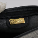 GUCCI Micro GG Supreme Shoulder Bag PVC Navy Gold 007 89 1095 Auth th5584-16