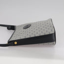 GUCCI Micro GG Supreme Shoulder Bag PVC Navy Gold 007 89 1095 Auth th5584-4