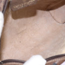 GUCCI GG Supreme Web Sherry Line Clutch Bag PVC Beige Red Green Auth th5590-16