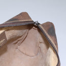 GUCCI GG Supreme Web Sherry Line Clutch Bag PVC Beige Red Green Auth th5590-17