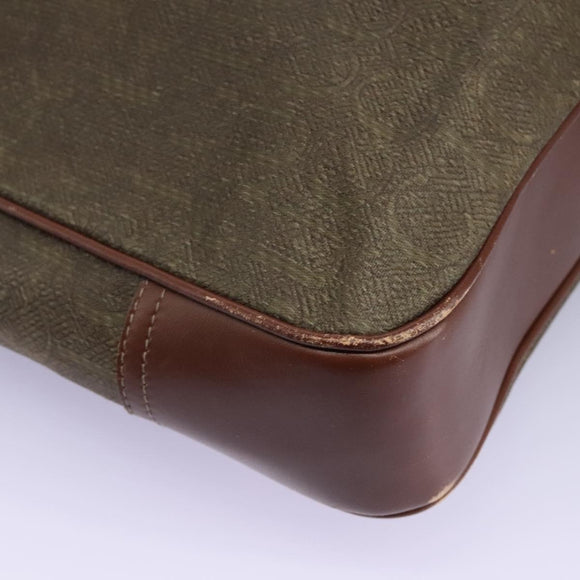 GUCCI Tote Bag Canvas Khaki 002 39 0149 Auth th5601