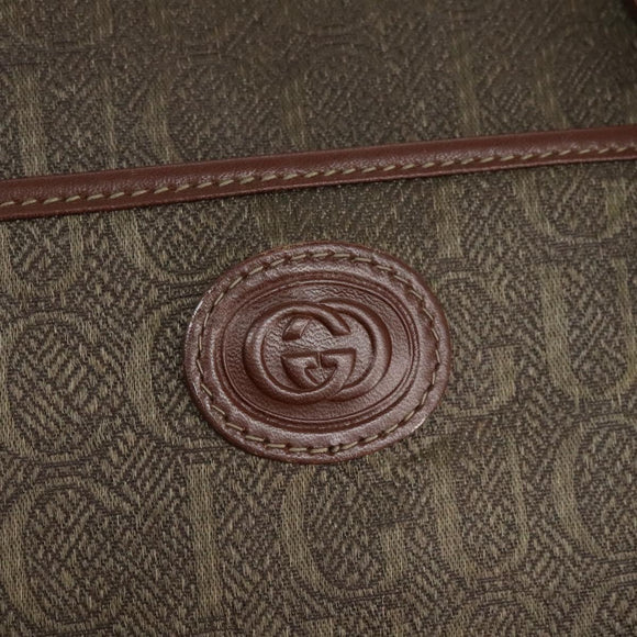 GUCCI Tote Bag Canvas Khaki 002 39 0149 Auth th5601