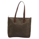 GUCCI Tote Bag Canvas Khaki 002 39 0149 Auth th5601-3