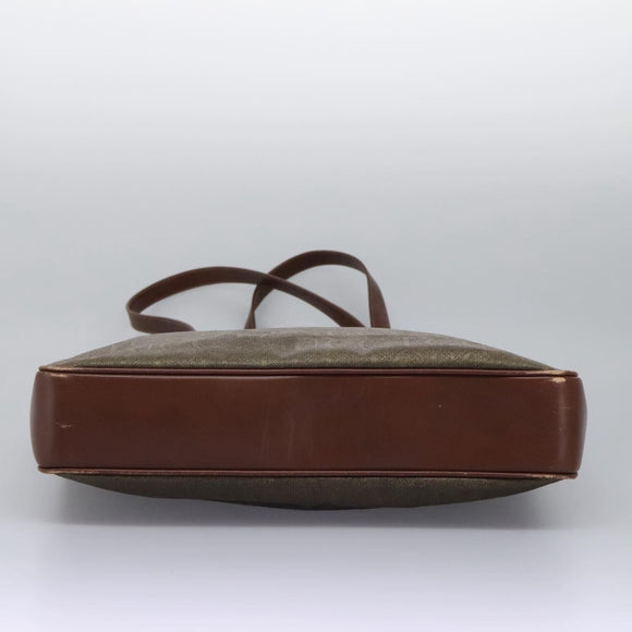 GUCCI Tote Bag Canvas Khaki 002 39 0149 Auth th5601