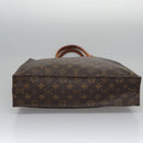 LOUIS VUITTON Monogram Sac Plat Hand Bag M51140 LV Auth th5607-6