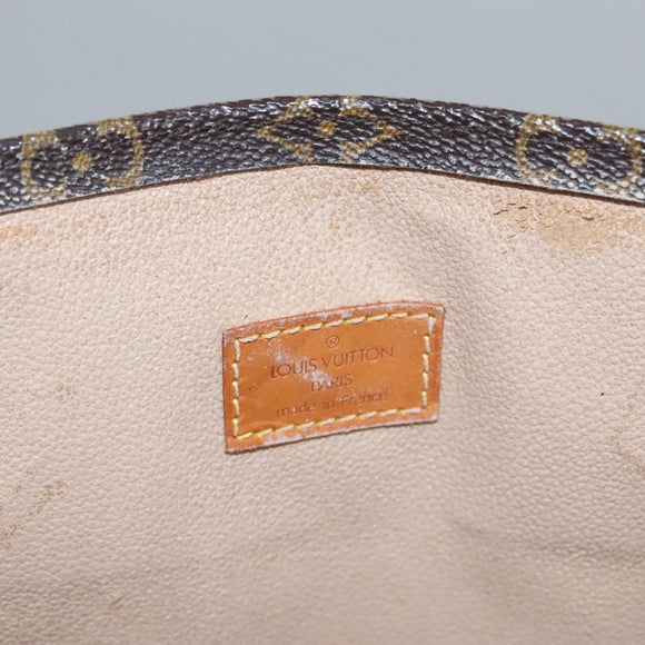 LOUIS VUITTON Monogram Sac Plat Hand Bag M51140 LV Auth th5607