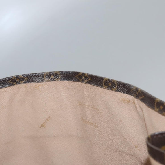 LOUIS VUITTON Monogram Sac Plat Hand Bag M51140 LV Auth th5607