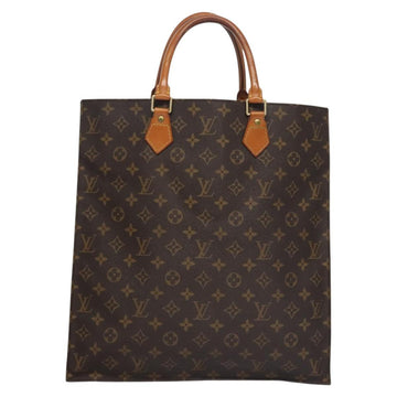 LOUIS VUITTON Monogram Sac Plat Hand Bag M51140 LV Auth th5607 - 0