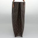 LOUIS VUITTON Monogram Sac Plat Hand Bag M51140 LV Auth th5607-3