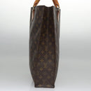 LOUIS VUITTON Monogram Sac Plat Hand Bag M51140 LV Auth th5607-4