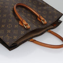 LOUIS VUITTON Monogram Sac Plat Hand Bag M51140 LV Auth th5607-7