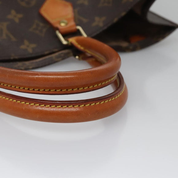 LOUIS VUITTON Monogram Sac Plat Hand Bag M51140 LV Auth th5607