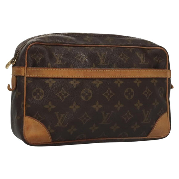 LOUIS VUITTON Monogram Compiegne 28 Clutch Bag M51845 LV Auth th5613