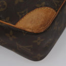 LOUIS VUITTON Monogram Compiegne 28 Clutch Bag M51845 LV Auth th5613-16