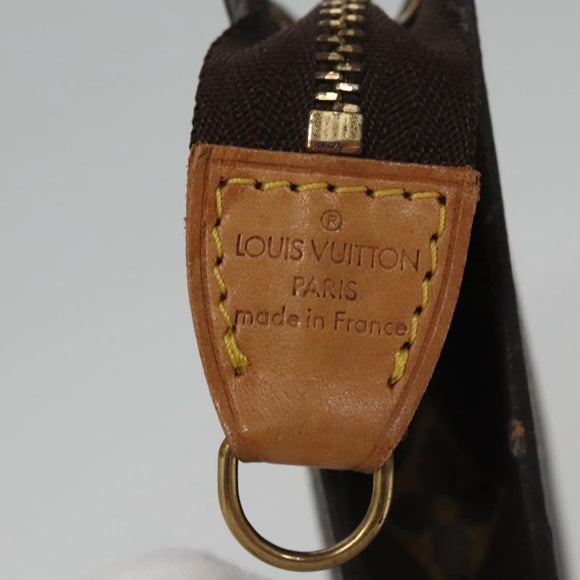 LOUIS VUITTON Monogram Bucket PM Accessory Pouch LV Auth th5617