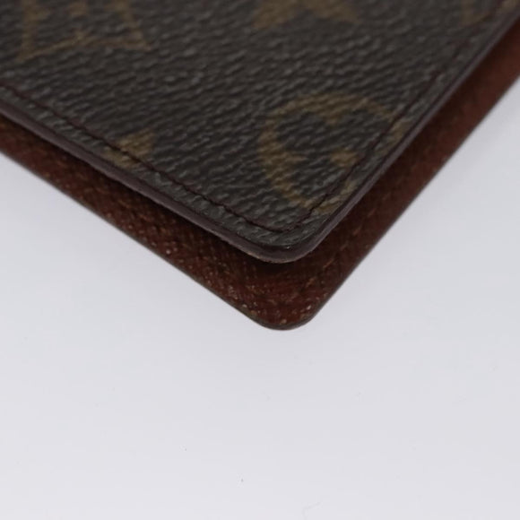 LOUIS VUITTON Monogram Porte 2 Cartes Vertical Pass Case M60533 LV Auth th5620