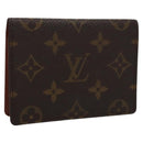 LOUIS VUITTON Monogram Porte 2 Cartes Vertical Pass Case M60533 LV Auth th5620-1
