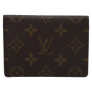 LOUIS VUITTON Monogram Porte 2 Cartes Vertical Pass Case M60533 LV Auth th5620-13