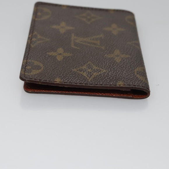 LOUIS VUITTON Monogram Porte 2 Cartes Vertical Pass Case M60533 LV Auth th5620