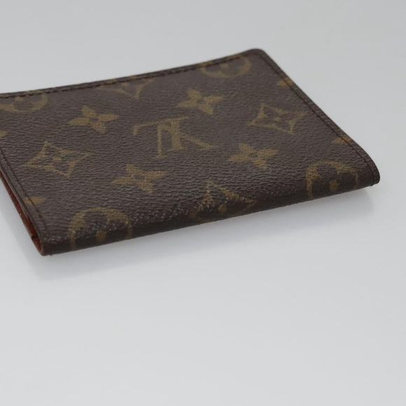 LOUIS VUITTON Monogram Porte 2 Cartes Vertical Pass Case M60533 LV Auth th5620