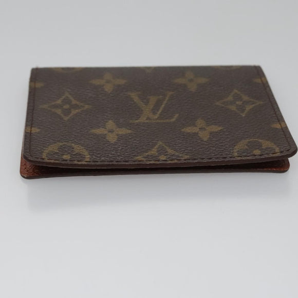LOUIS VUITTON Monogram Porte 2 Cartes Vertical Pass Case M60533 LV Auth th5620