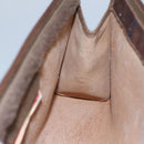 GUCCI GG Supreme Web Sherry Line Clutch Bag PVC Beige Red 89 01 032 Auth th5635-11