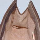 GUCCI GG Supreme Web Sherry Line Clutch Bag PVC Beige Red 89 01 032 Auth th5635-17