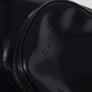 GUCCI Bamboo Shoulder Bag Patent leather Navy Gold 003 2113 0027 Auth th5637-17