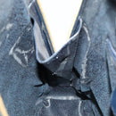 GUCCI Bamboo Shoulder Bag Patent leather Navy Gold 003 2113 0027 Auth th5637-20