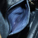 GUCCI Bamboo Shoulder Bag Patent leather Navy Gold 003 2113 0027 Auth th5637-21