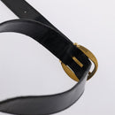 GUCCI Bamboo Shoulder Bag Patent leather Navy Gold 003 2113 0027 Auth th5637-8