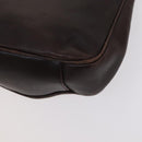 GUCCI Bamboo Hand Bag Leather 2way Brown Gold 001 1705 1638 Auth th5638-16