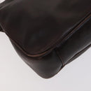 GUCCI Bamboo Hand Bag Leather 2way Brown Gold 001 1705 1638 Auth th5638-17