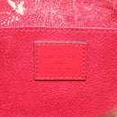 LOUIS VUITTON Epi Dauphine MM Pouch Red M48457 LV Auth th5640-9