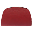 LOUIS VUITTON Epi Dauphine MM Pouch Red M48457 LV Auth th5640-2