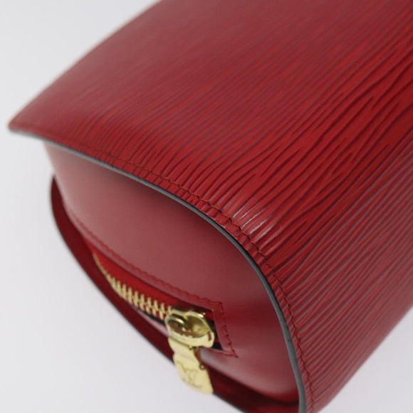 LOUIS VUITTON Epi Dauphine MM Pouch Red M48457 LV Auth th5640