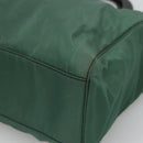 PRADA Hand Bag Nylon Green Auth th5642-8