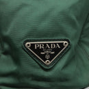 PRADA Hand Bag Nylon Green Auth th5642-18