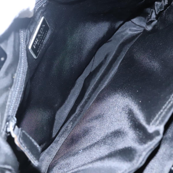 PRADA Hand Bag Nylon Green Auth th5642