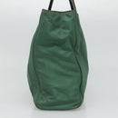 PRADA Hand Bag Nylon Green Auth th5642-4
