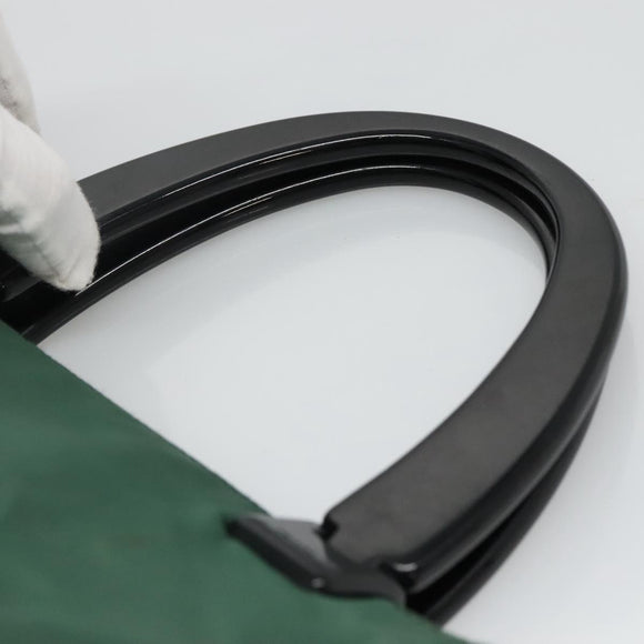 PRADA Hand Bag Nylon Green Auth th5642