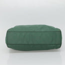 PRADA Hand Bag Nylon Green Auth th5642-5